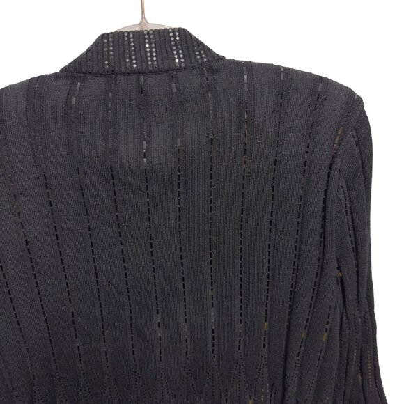 RARE St. John Evening Sequins Thick Wool Santana Knit Jacket Coat - Picture 7 of 9